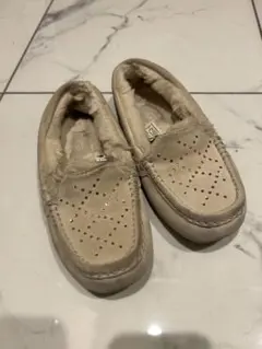 UGG モカシン ストーン付き ベージュ 22cm