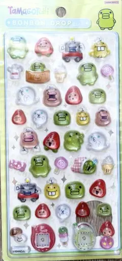 【正規品】たまごっちボンボンドロップシール　くちぱっち