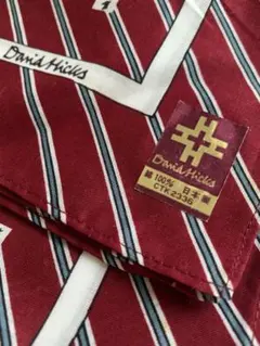DAVID HICKS ハンカチ 【新品・タグ付】 デービッド ヒックス 日本製のサムネイル