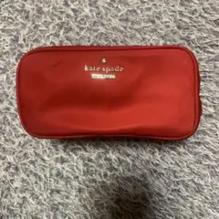ケイトスペード ポーチ 未使用新品☆人気赤