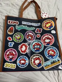 EXPO 2025 トートバッグ キャラクターシール付き