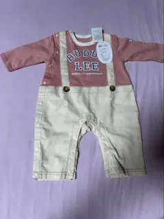 BUDDY LEE ピンク・ベージュロンパース