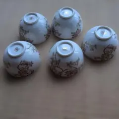 有田焼清秀窯 湯呑み 5客セット 桜柄 しだれ桜 和食器 さくら