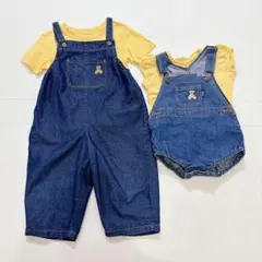 お揃い POLO デニム GAP ミニオン 兄妹 姉妹 100cm 80cm