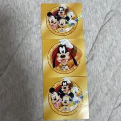 香港ディズニーランド　シール　ステッカー　3枚
