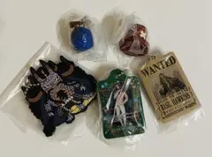 【セット価格】ワンピース めじるしアクセサリー・キーホルダー 4点セット