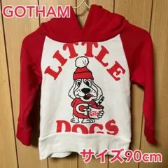 GOTHAM DOG 薄手パーカー 90cm【24時間以内発送】のサムネイル