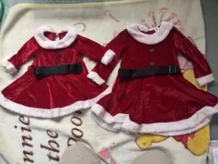 サンタクロース ワンピース 姉妹