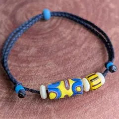 トレードビーズ　アフリカンビーズ　ブレスレット