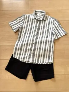 H&M 半袖シャツ GU ハーフパンツ　コーデ売り　ZARA UNIQLO