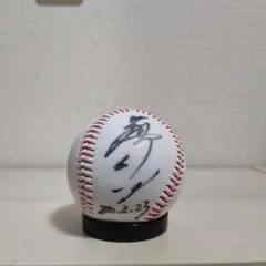 落合博満氏　直筆サインボール