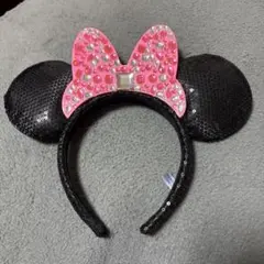 ディズニーランド キラキラミニーカチューシャ