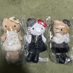新品 ハローキティ 日焼けキティ スタイルアップマスコット 3種セット