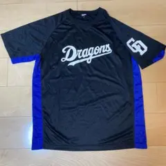 激レア美品！ Dragons XL 応援ユニフォーム ブラック/ブルー