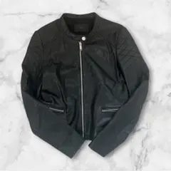希少✨Y2K ギミック レザーライダースジャケット グランジ オピウム XL