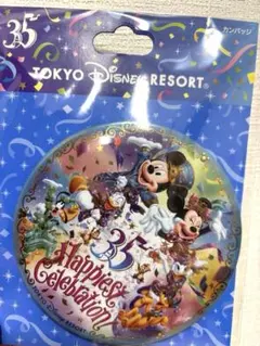 東京ディズニーリゾート 35周年カンバッジ　限定品　匿名配送