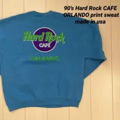 90's Hard Rock CAFE ORLANDO print sweat