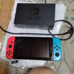 Nintendo Switch 赤/青 本体 ドック付き、ジャンク品