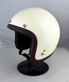 ヘルメット バイク ジェット ジェッペル フリーサイズ 新品 未使用 アイボリーのサムネイル