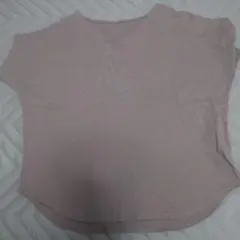 【アンドイット】Tシャツ チュニック 綿100％ オーバーシルエット VネックFのサムネイル