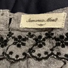 ブラウス 襟 刺繍