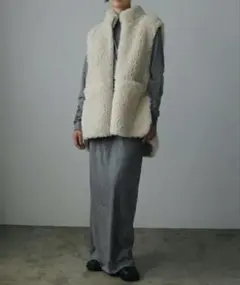 anuke エコファーベスト　CLANE EOFOLD stunning