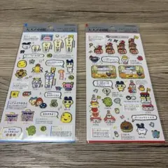 大人の図鑑シール たまごっちのプチプチおみせっち 2장 세트