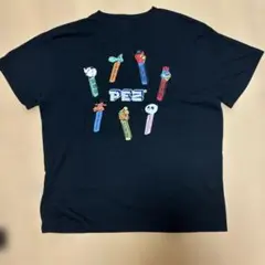 美品PEZ 半袖Tシャツ ブラック キャラクタープリントのサムネイル