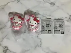 メゾピアノ×ハローキティ カプセルラバーマスコット 2点セット