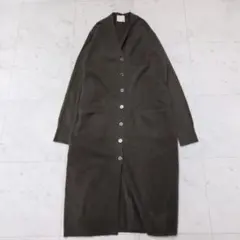 loin. ロワン 井川遥さん ロングカーディガン ブラウン系 サイズ36