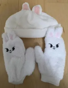 StrayKids　リービット ボアキャップ・手袋セット　リノ　leeknow
