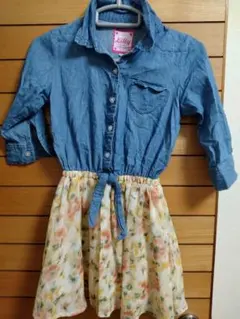 ブラウスワンピ　チュニック　130