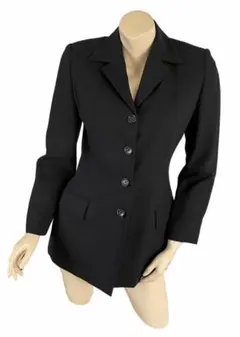 BANANA REPUBLIC　イタリア製　ブラックジャケット　ウール