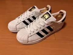 adidas SUPERSTAR 王道 ホワイト×ブラック 27.5㎝【美品】のサムネイル