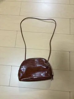 niko and ブラウン クロコダイル風ポーチ