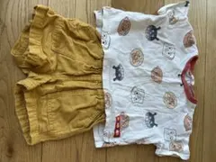 アンパンマンTシャツ95とショートパンツ80セット