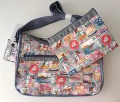 新品タグ付き　ハワイ限定柄　レスポートサック　ショルダー&ポーチセット