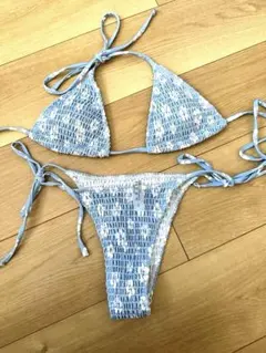 送料無料★花柄セパレート水着★ビキニ XSサイズ shein