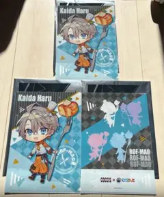 にじさんじ×ココス クリアファイル 甲斐田晴（ミニキャラ）3枚セット
