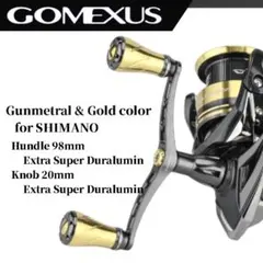 ゴメクサス　ダブルハンドル　98mm シマノ用　T22　22ステラカラー ゴメクサス ダブルハンドル 98mm シマノ用 T22 22ステラカラー - メルカリ