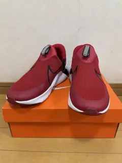 NIKE FLEX PLUS 2 24.5cm スリッポン レッド スニーカーのサムネイル
