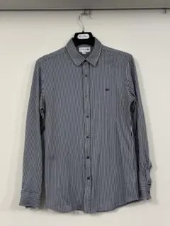 LACOSTE スリムフィット ストライプシャツ S