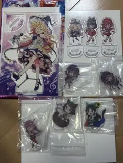 東方Projectダイソーアクリルフィギュアアクスタ霧雨魔理沙９個セット100均