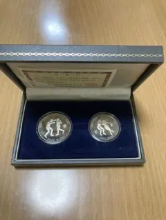 1988年 ソウルオリンピック 記念硬貨 プルーフ 2枚セット - メルカリ