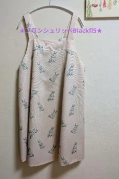 ★フランシュリッペブラック★ シルエットうさぎ キャミワンピース ジャンスカのサムネイル