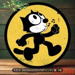 フィリックス・ザ・キャット Felix the Cat ブリキ看板 アメリカ雑貨