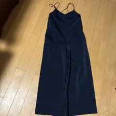 【美品】ESTNATIONネイビーオールインワンのサムネイル