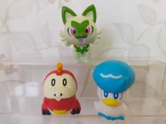 ポケモンキッズ　指人形　ニャオハ　ホゲータ　クワッス　御三家進化3体セット