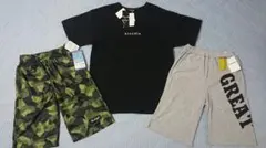 【新品タグ付】Alcúdia Tシャツと迷彩パンツとハーフパンツ3点セット
