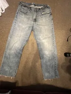 Leeライトブルーストレートデニムパンツ